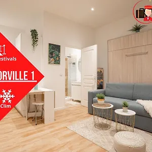  Apartment Le Sweet Forville 1 - Palais Des Festivals - Marche Provencal - - Au Calme - Clim France